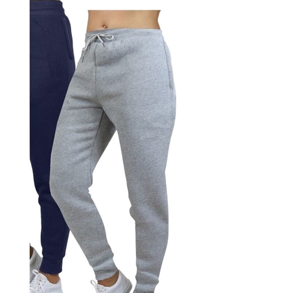 NWOT Blue Ice Loose Fit Heavyweight Classic Fleece Jogger Sweatpants Gray S